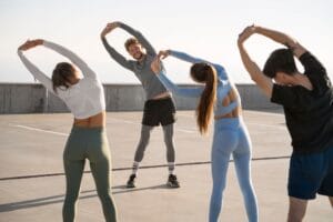 People doing outdoor training 2