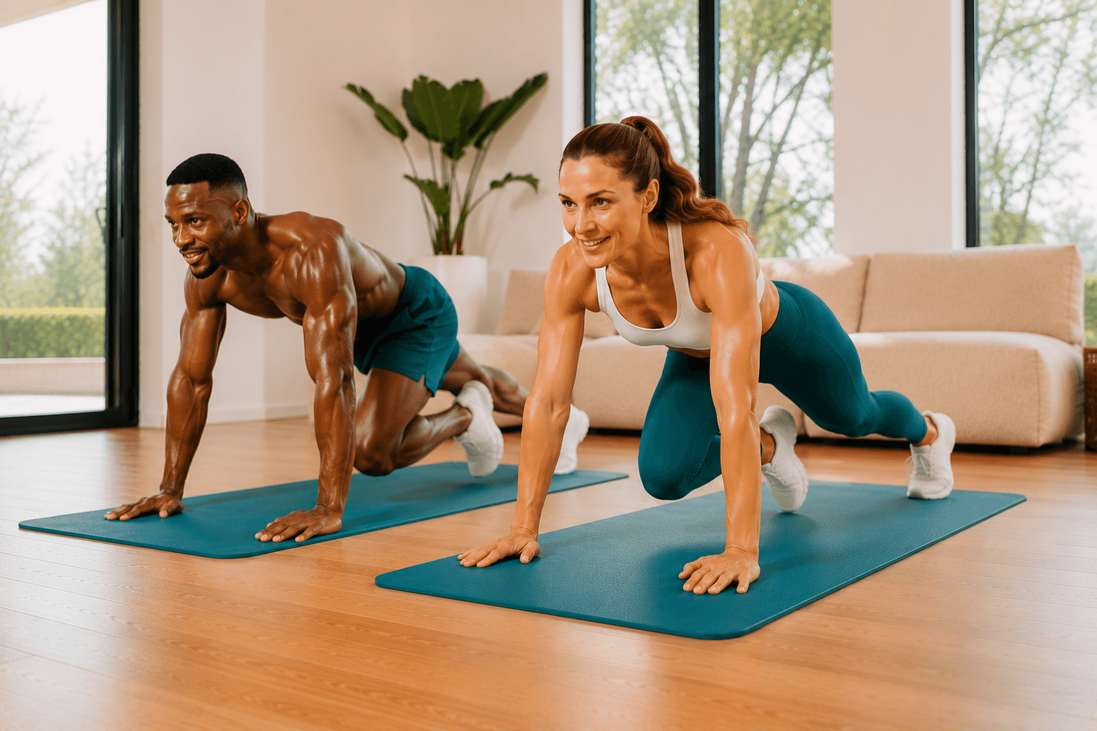 Weight Loss home workout — follow-along bodyweight training from Sanook Fit.
